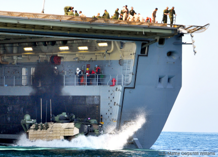 Marines NOTM assault amphibious vehicle