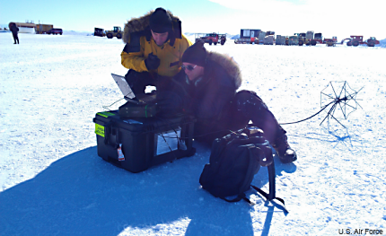 MUOS tests Antarctica