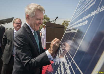 Navy Mabus solar power purchase