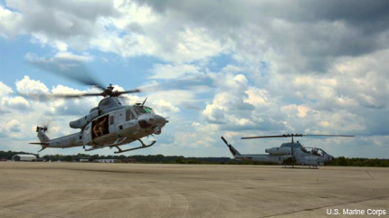 Marines Huey Cobra interop exercise