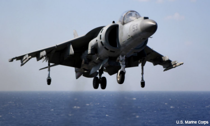 Marines AV-8B Harrrier II jet