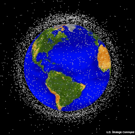 LEO debris field