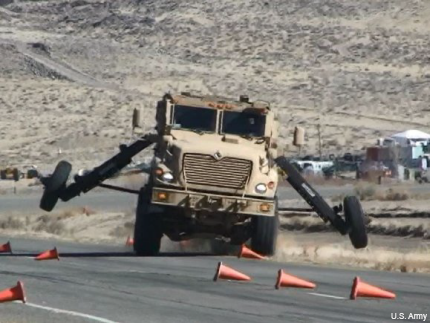 MRAP electronic stability control